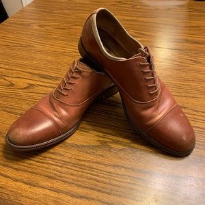 Johnston & Murphy cap toe dress shoes
